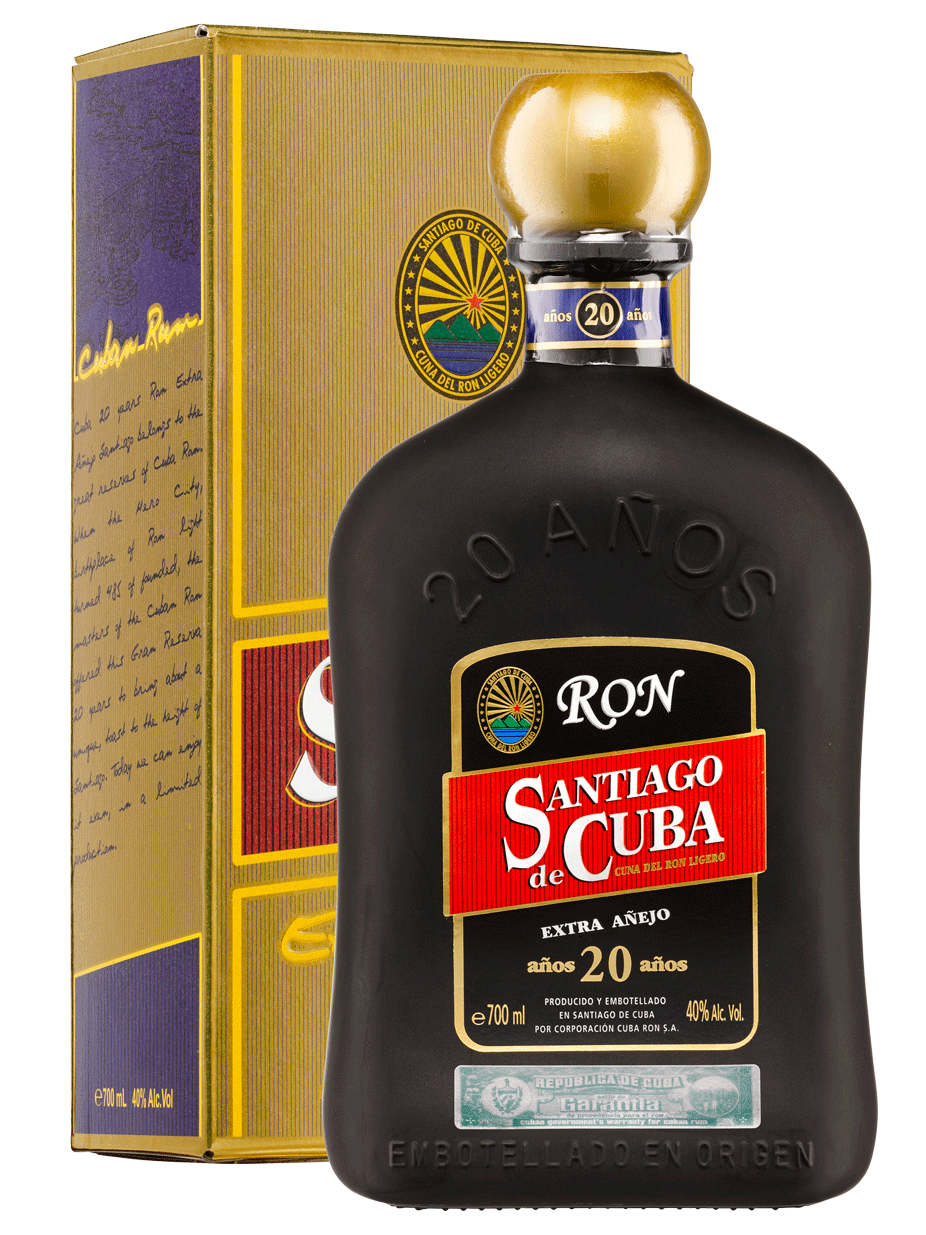 Ром Сантьяго де Куба Аньехо. Ром Santiago de Cuba Anejo. Ром Santiago de Cuba, Extra Anejo , 20 years old, Gift Box, 0.7 л. Ром Santiago de Cuba Extra Anejo 20 anos.